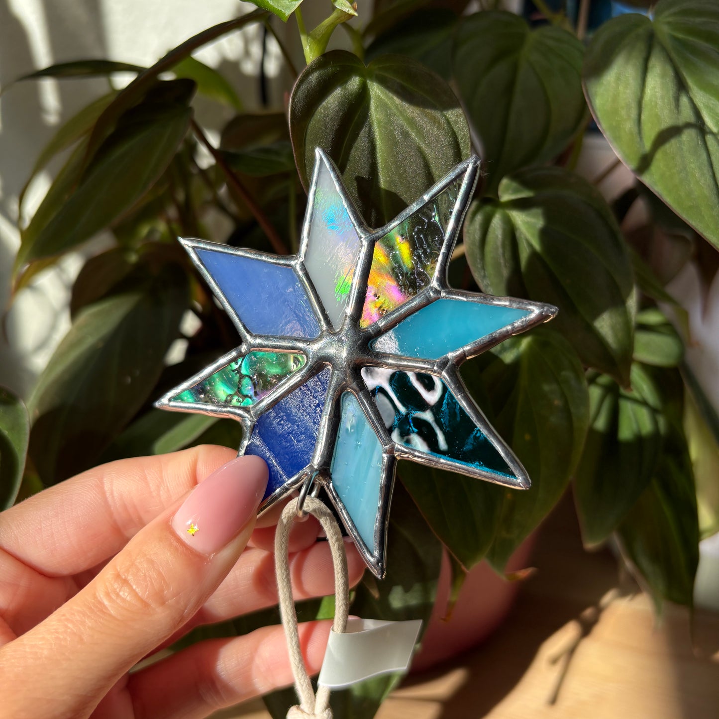 Star Stained Glass Suncatcher