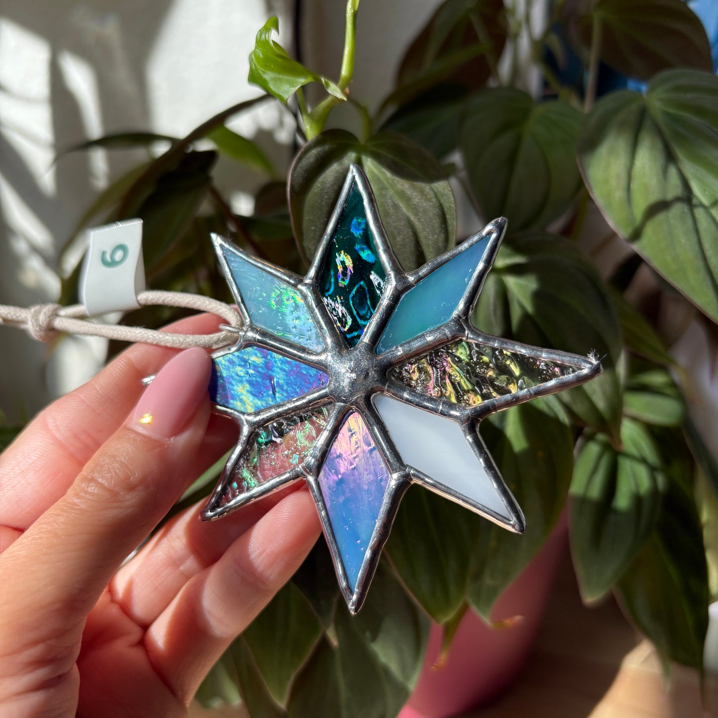 Star Stained Glass Suncatcher