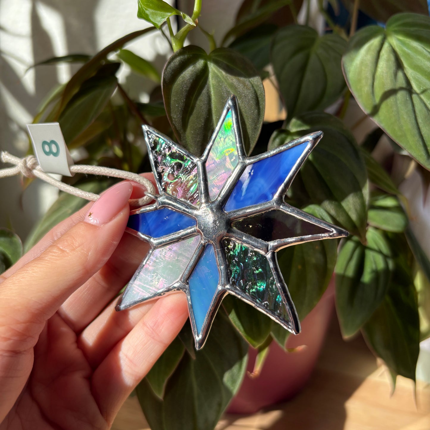 Star Stained Glass Suncatcher