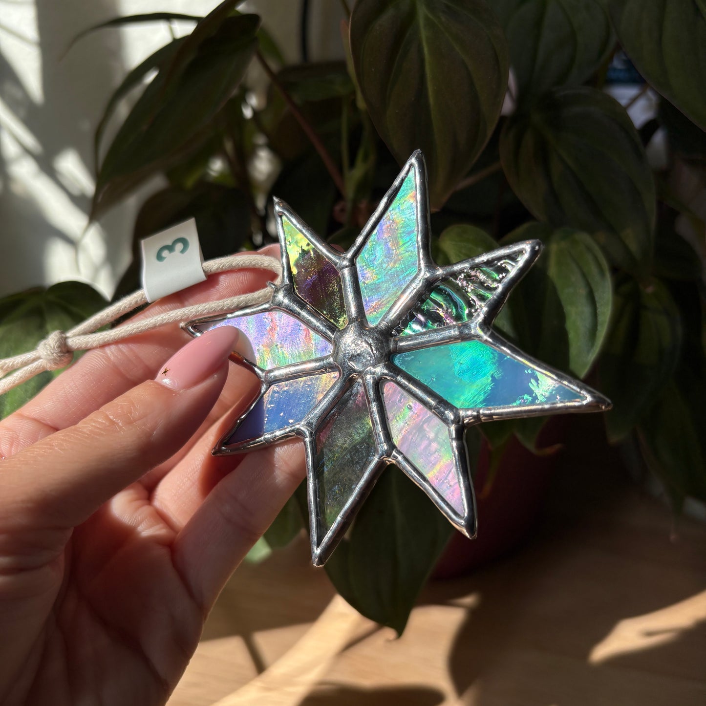 Star Stained Glass Suncatcher