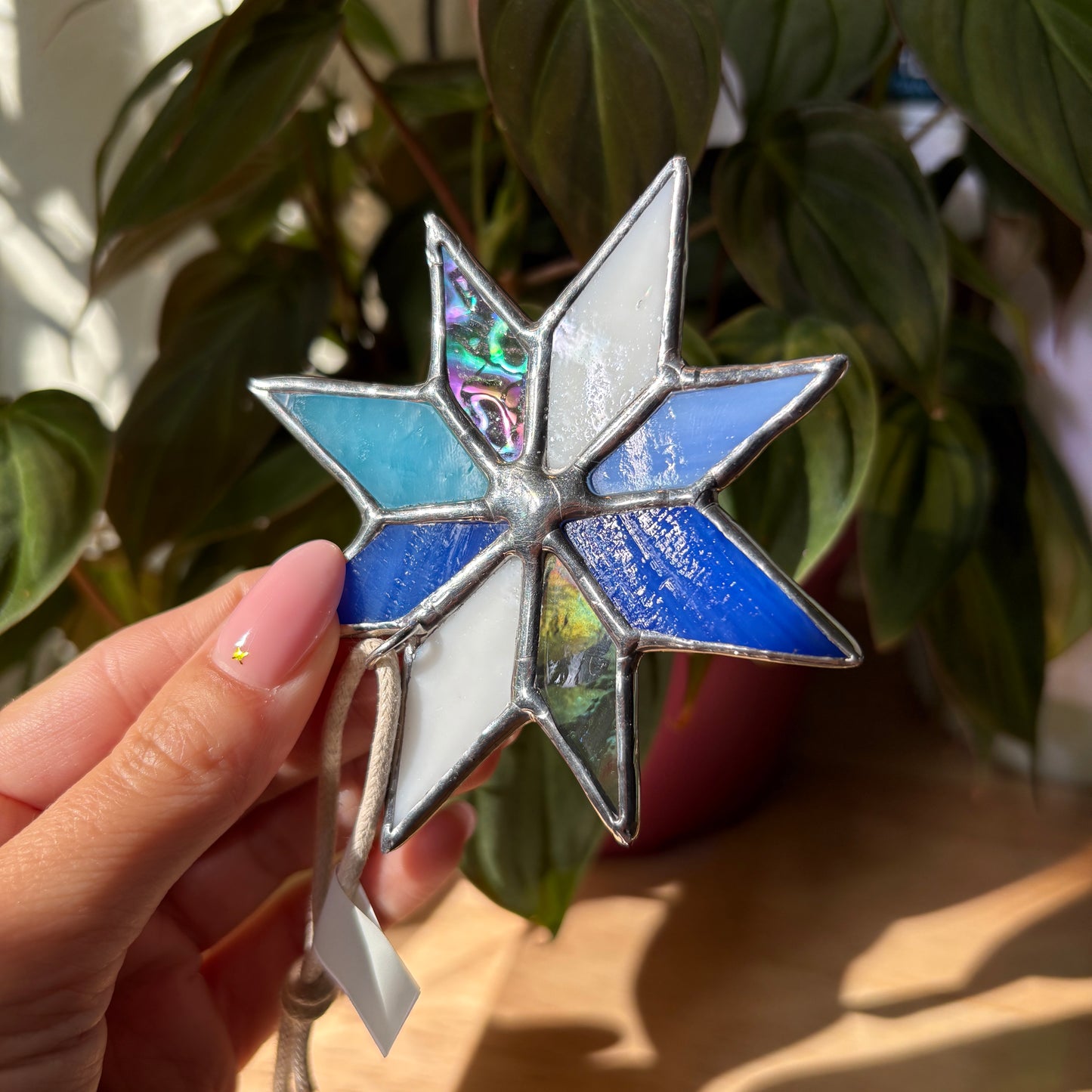 Star Stained Glass Suncatcher
