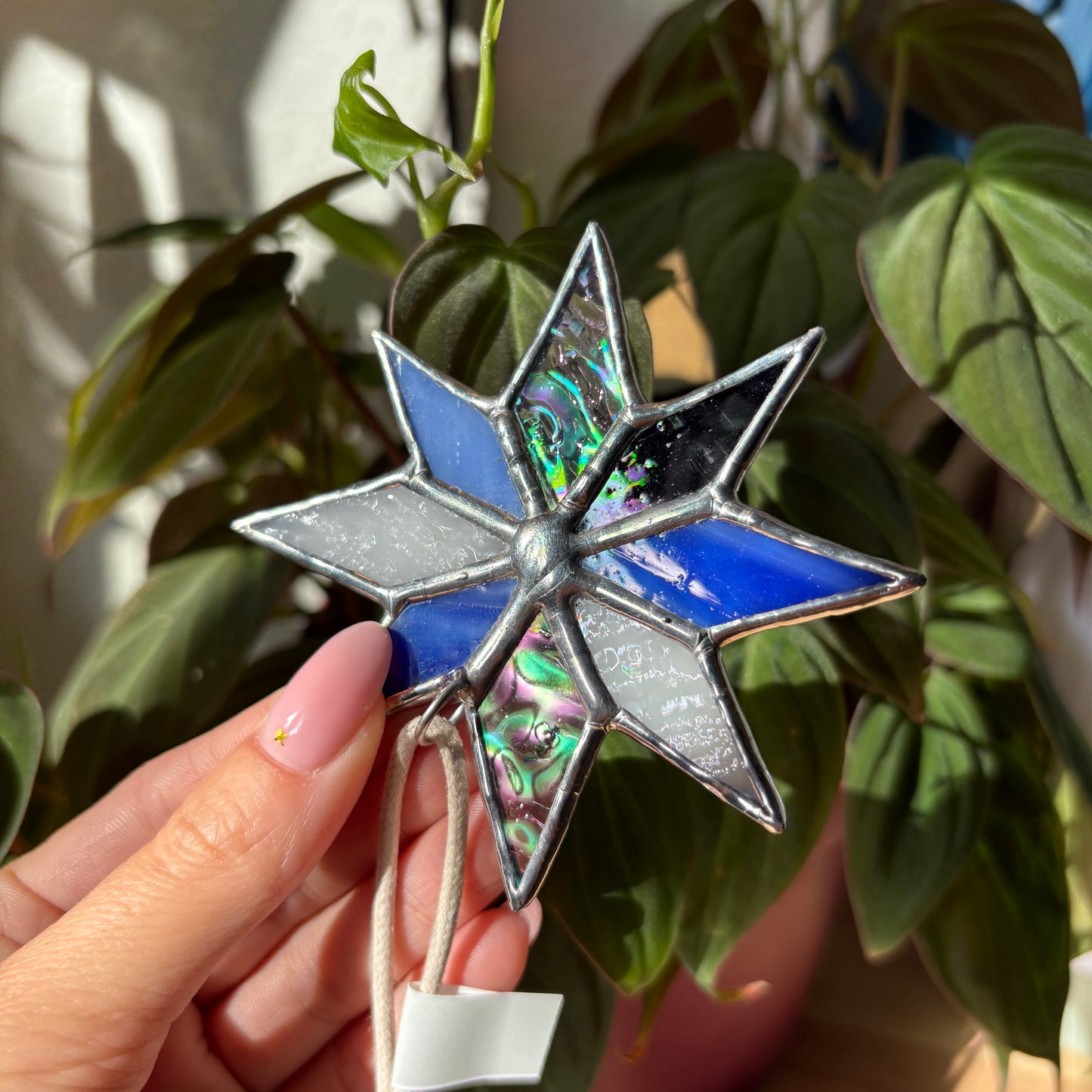 Star Stained Glass Suncatcher