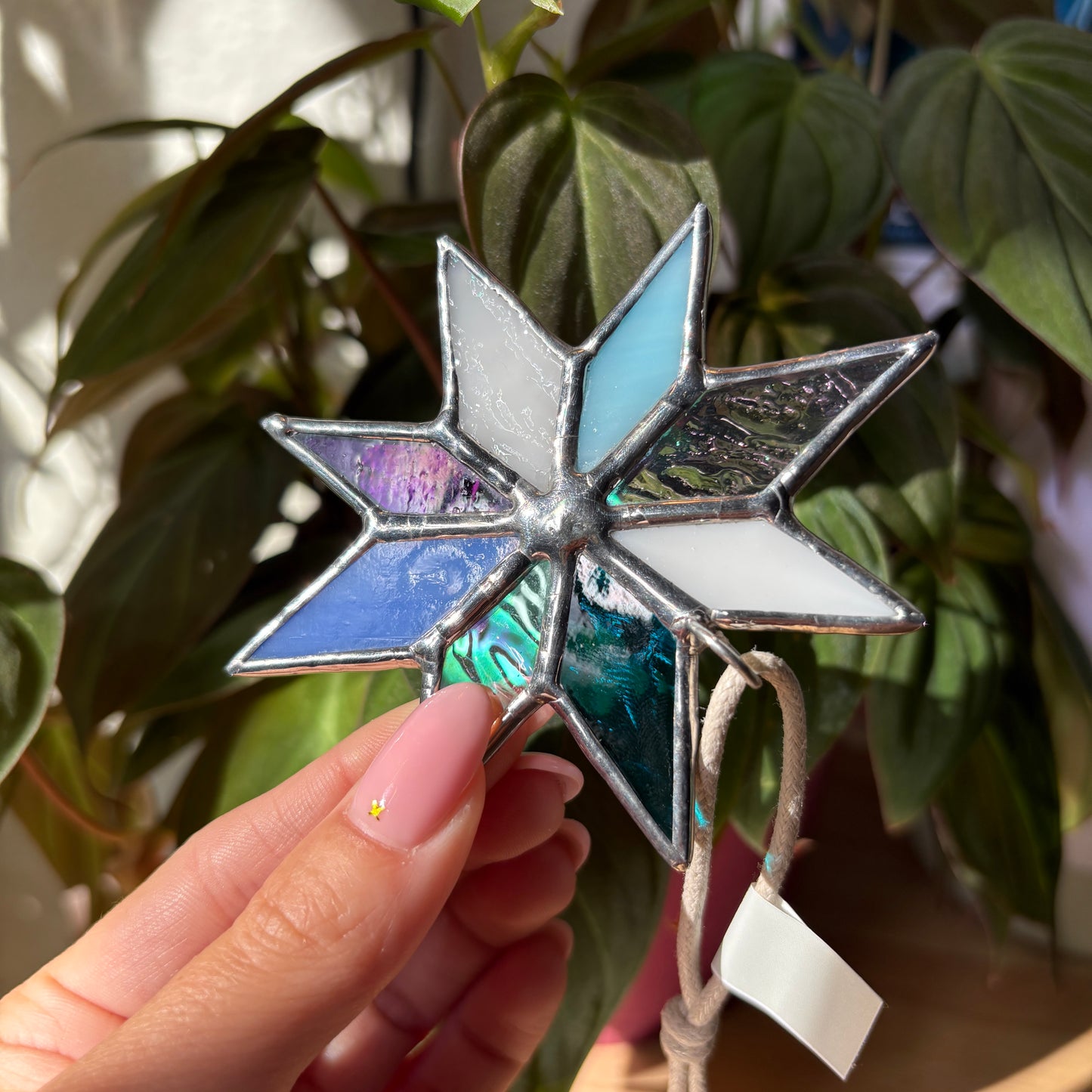 Star Stained Glass Suncatcher