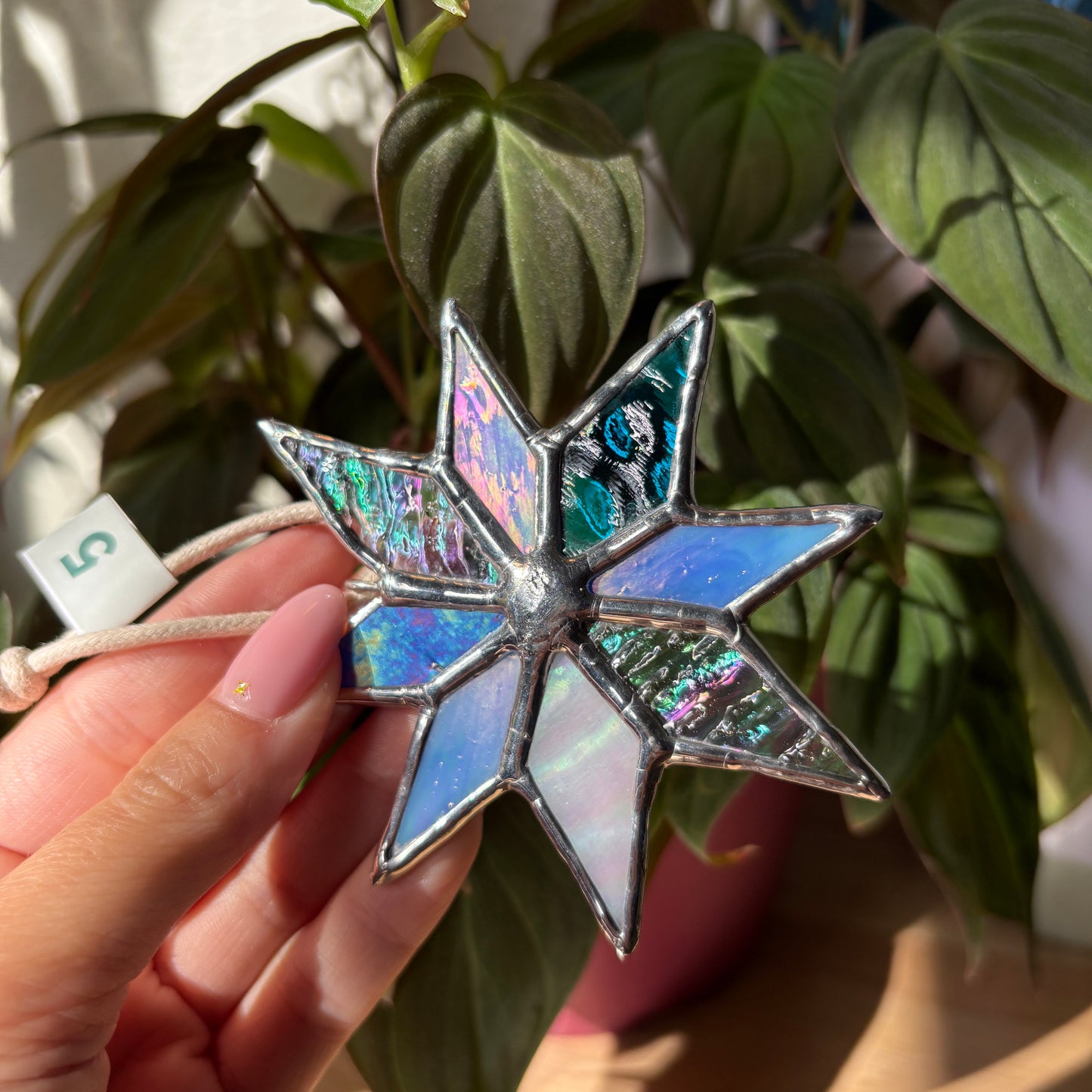 Star Stained Glass Suncatcher