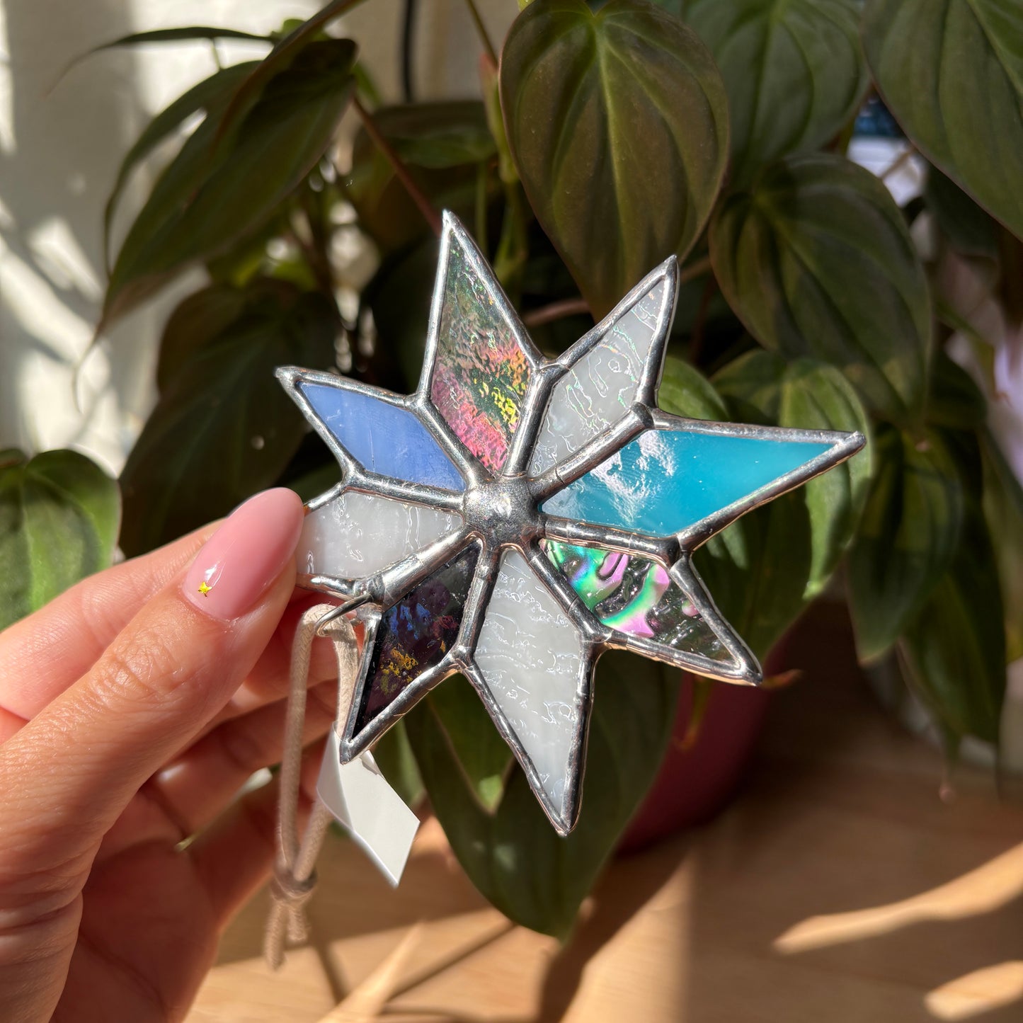 Star Stained Glass Suncatcher