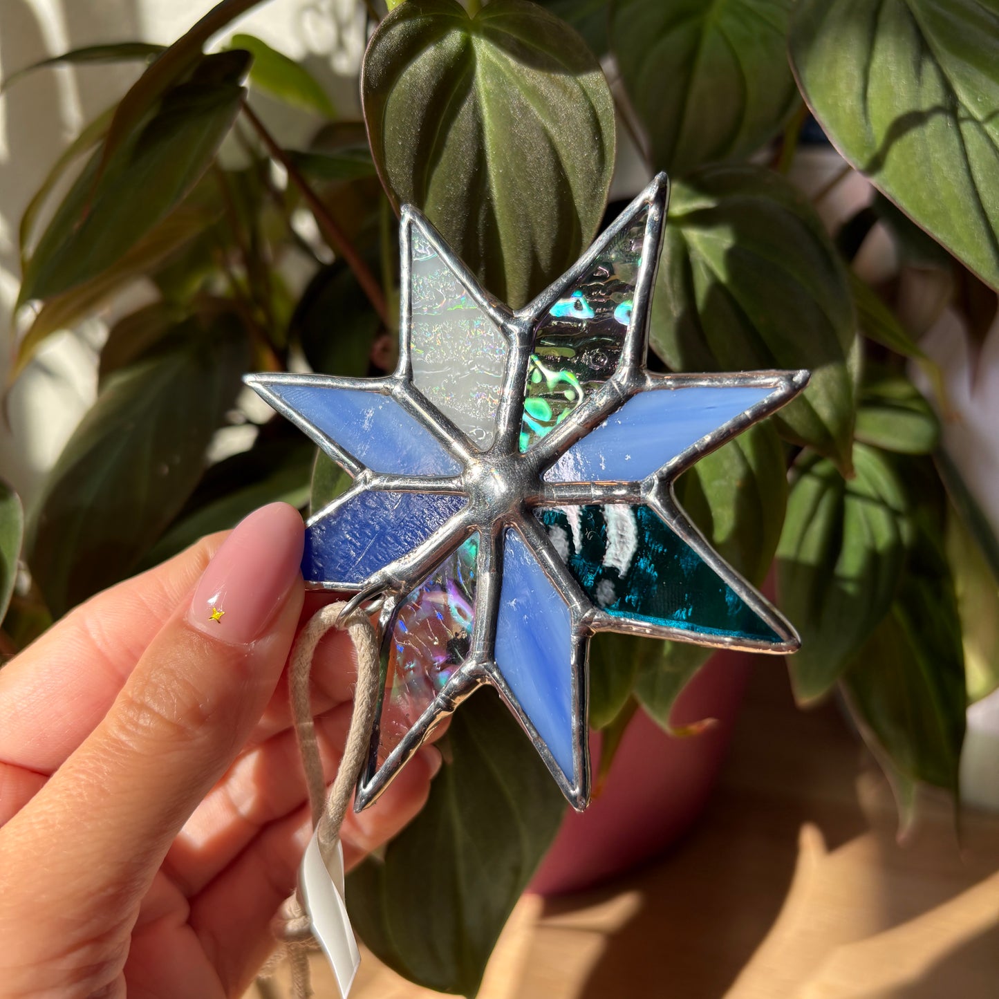Star Stained Glass Suncatcher