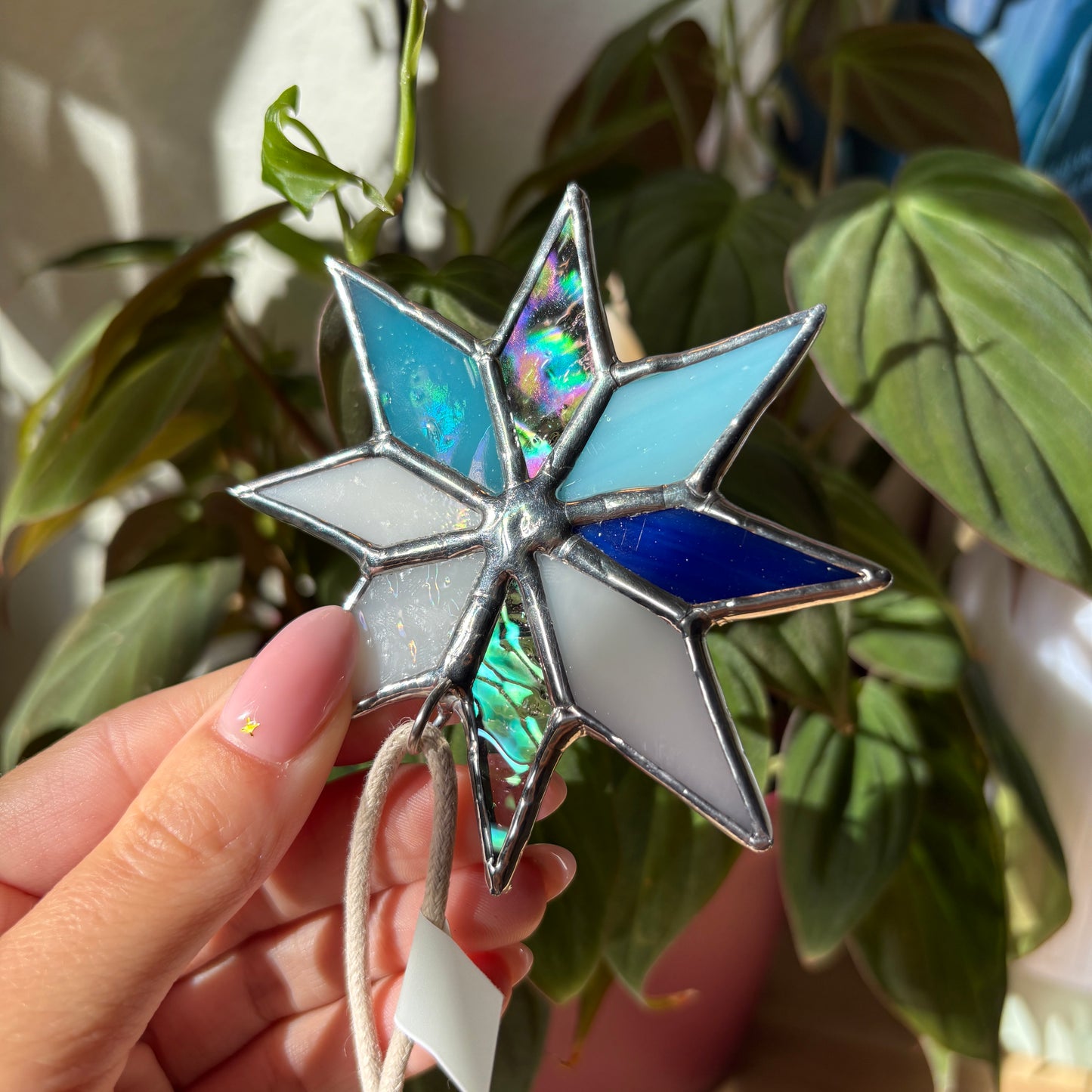 Star Stained Glass Suncatcher