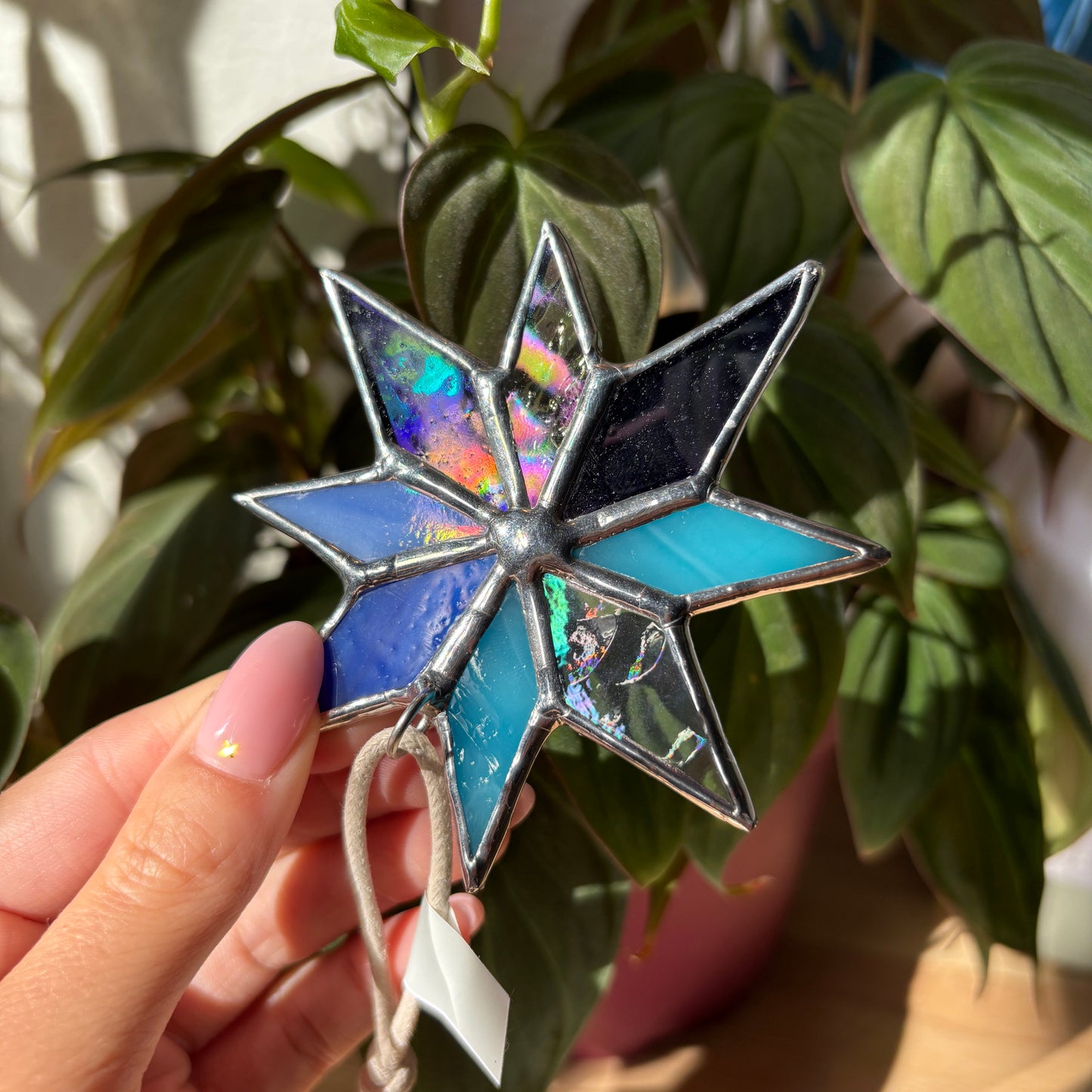 Star Stained Glass Suncatcher