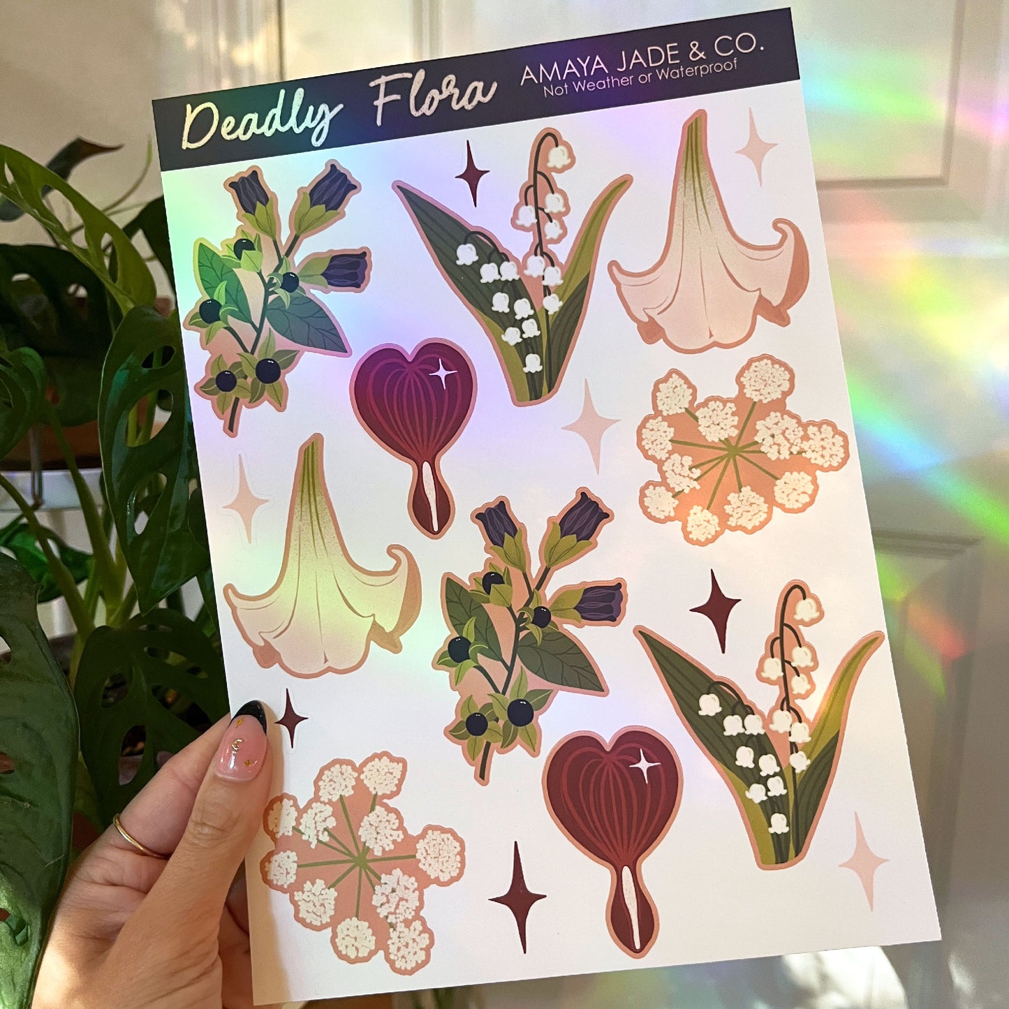 Deadly Flora Sticker Sheet