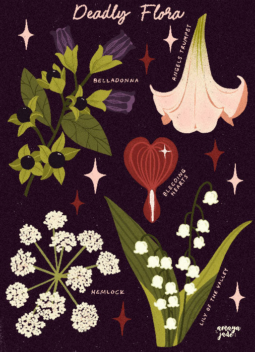 Deadly Flora Print