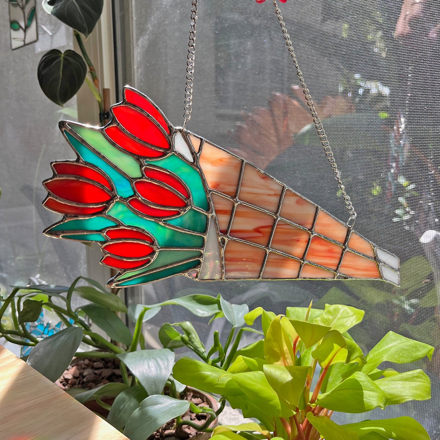 Stained Glass Tulip Bouquet