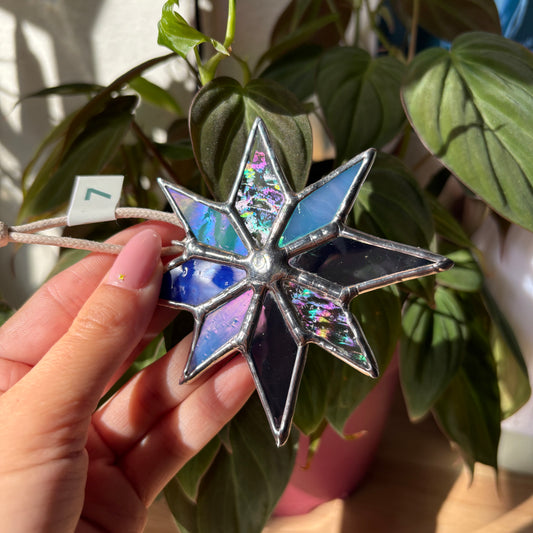 Star Stained Glass Suncatcher