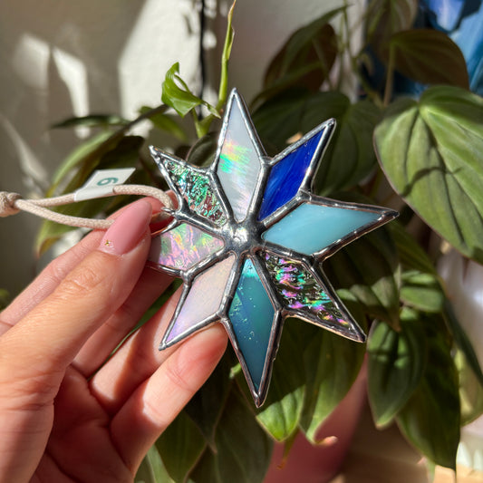 Star Stained Glass Suncatcher